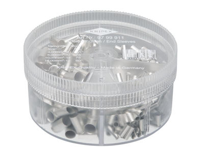 Knipex 97 99 911 Non-Insulated Wire Ferrules Assortment Box 350 Piece ...