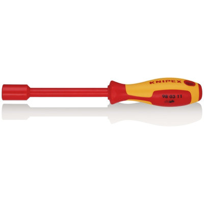 KNIPEX 98 03 11 VDE Insulated Nut Driver, 11.0 x 125mm 18741