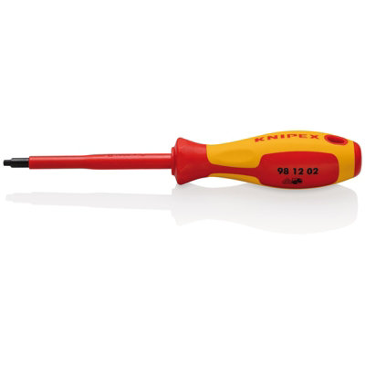 KNIPEX 98 12 02 VDE Insulated Robertson Screwdriver, R2 27028