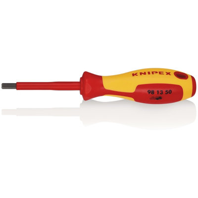 KNIPEX 98 13 50 VDE Insulated Hexagon Screwdriver, 5.0 x 75mm 18777