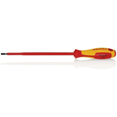 KNIPEX 98 21 45 VDE Insulated Slotted Screwdriver, 4.5 x 180mm 72379