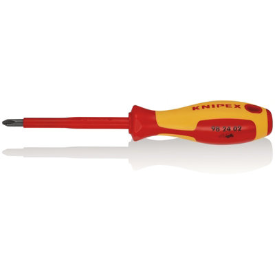 KNIPEX 98 24 02 VDE Insulated Screwdriver, PH2 x 100mm 18803