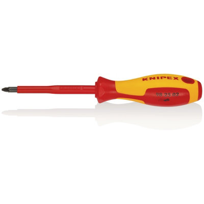 KNIPEX 98 25 02 VDE Insulated  Pozidriv Screwdriver, PZ2 x 100mm 57557