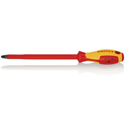 KNIPEX 98 25 04 VDE Insulated  Pozidriv Screwdriver, PZ4 x 200mm 76808