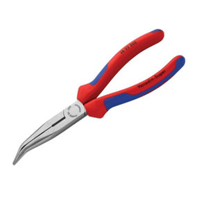 Knipex - Bent Snipe Nose Side Cutting Pliers Multi-Component Grip 200mm (8in)