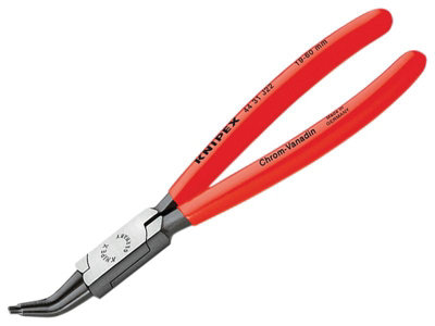 Knipex Circlip Pliers Internal 45 degree Bent Tip 1225mm J12 DIY at B&Q