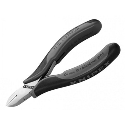 Knipex Electronics Diagonal Cutters Esd Multi Colour (Round Head, Small ...