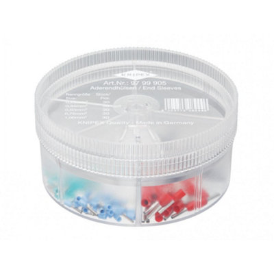 Knipex Insulated Wire Ferrules ortment Box, 150 Piece Multi Colour (One ...