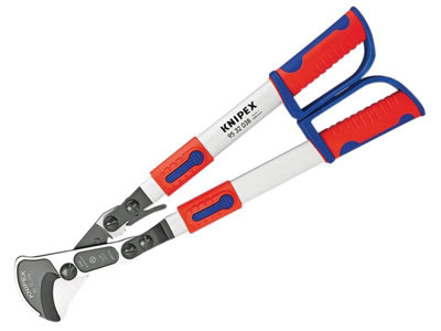 KNIPEX Telescopic Ratchet Cable Cutter - 770mm Length for Efficient Cutting