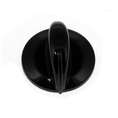 Knob 6mm Black for Hotpoint/Indesit Cookers and Ovens DIY at B&Q