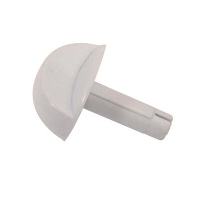 Knob Long White for Hotpoint/Creda/Cannon Cookers and Ovens