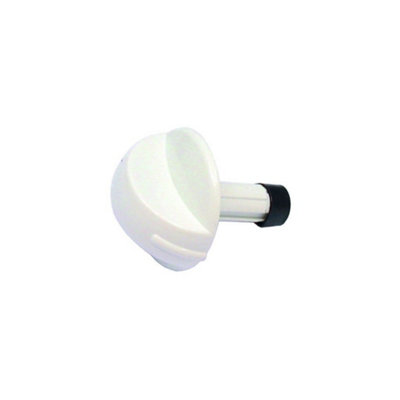 Knob Long White for Hotpoint/Creda/Cannon Cookers and Ovens