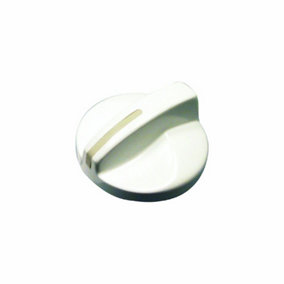 Knob White Giugiaro for Indesit Cookers and Ovens
