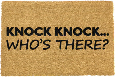 Knock Knock who's there doormat