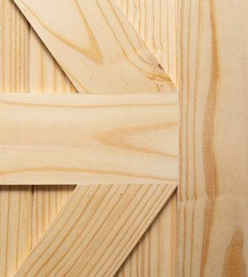 Knotty Pine Barn Door 42" 2134 x 970mm - 5