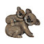 Koala Bear Mother And baby Ornament. H8 cm