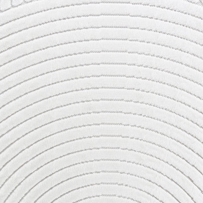 KOANA In- & Outdoor 3D High & Low Pile Textured White Area Rug 120 x 170 cm
