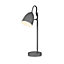 KOBIE - CGC Large Matt Grey Desk Table Lamp Task Light