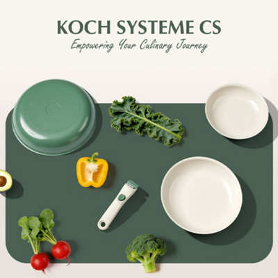 KOCH SYSTEME CS 3-Pan Non-Stick Aluminium Frying Pan Set, 20 cm, 24 cm ...