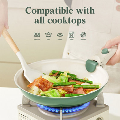 KOCH SYSTEME CS 3-Pan Non-Stick Aluminium Frying Pan Set, 20 cm, 24 cm ...