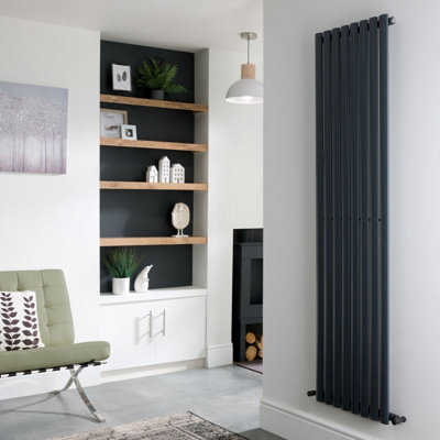 Koda Single Radiator Anthracite 1800x360mm