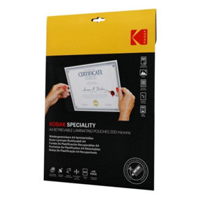 Kodak Speciality A4 Laminating Pouches (Pack of 10) Clear (One Size)