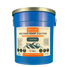 Kolourseal Roof Paint - Lakeland Green - Water Proofs - Stops Moss Growth - Vibrant Colours - 10 Year Lifespan