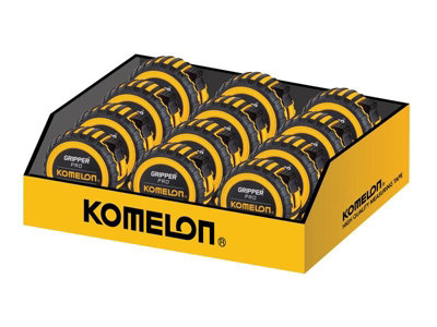 Komelon KG826E Gripper Tape 8m/26ft (Width 25mm) Display of 12 KOMKG826E