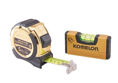 Komelon MPT87E-K Gold Tape Measure PowerBlade 5m/16ft XMS23TAPELEV KOMSPECIAL