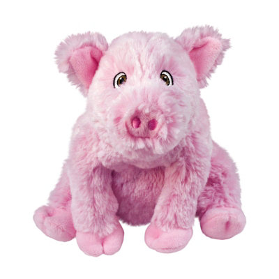 KONG Comfort Kiddos Pig – Pluche Hondenspeelgoed Met Afneembare Pieper, Voor Kleine Honden