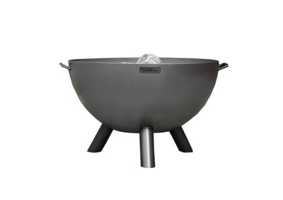 Kongo Deep Fire Bowl - Steel - L85 x W85 x H55 cm - Black