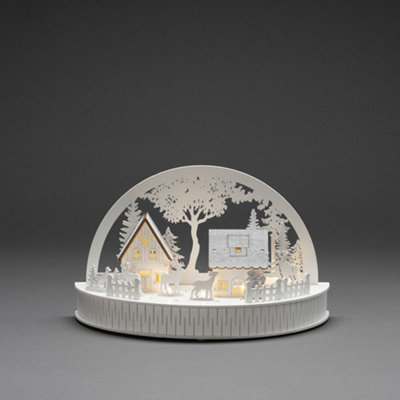 Konstsmide B/O Wooden silhouette 5 LED