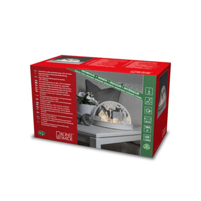 Konstsmide B/O Wooden silhouette 5 LED