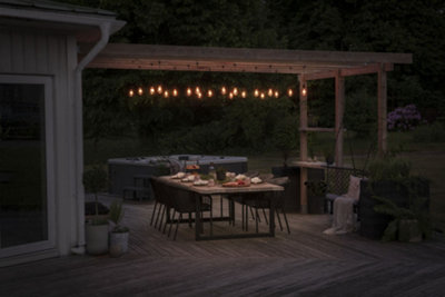 Konstsmide Festoon Light Set 10 Replaceable LED