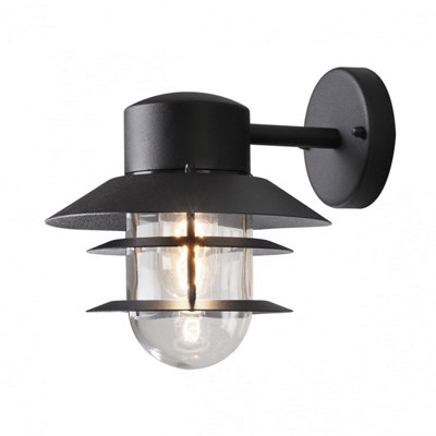 Konstsmide Modena Wall Light Black IP44