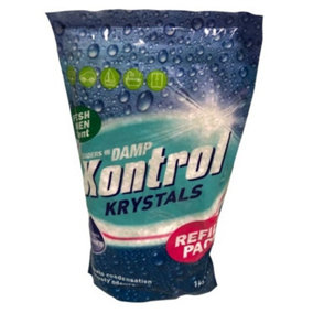 Kontrol Krystals 2.5KG Easy Pour Refill Bag Fresh Linen Scent Damp Moisture