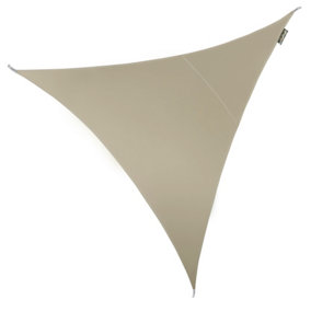 Kookaburra 3m Triangle Water Resistant Mushroom Garden Patio Sun Shade Sail Canopy 96.5% UV Block with Free Rope
