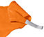 Kookaburra 3m Triangle Water Resistant Orange Garden Patio Sun Shade Sail Canopy 96.5% UV Block with Free Rope