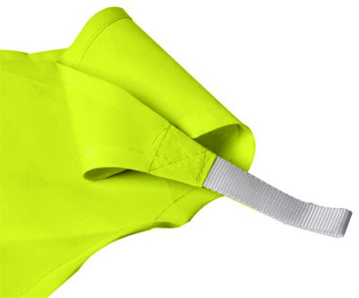 Kookaburra 5m x 4m Rectangle Water Resistant Lime Green Garden Patio Sun Shade Sail Canopy 96.5% UV Block with Free Rope