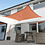 Kookaburra 5m x 4m Rectangle Waterproof Terracotta Garden Patio Sun Shade Sail Canopy 98% UV Block with Free Rope