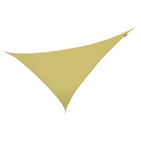 Kookaburra 6m x 4.2m Right Angle Triangle Water Resistant Sand Garden Patio Sun Shade Sail Canopy 96.5% UV Block with Free Rope