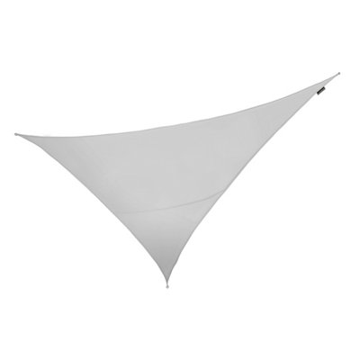 Kookaburra 6m x 4.2m Right Angle Triangle Waterproof Silver Garden Patio Sun Shade Sail Canopy 98% UV Block with Free Rope