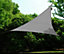 Kookaburra 6m x 4.2m Right Angle Triangle Waterproof Silver Garden Patio Sun Shade Sail Canopy 98% UV Block with Free Rope