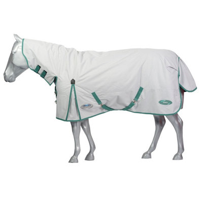 Kool Coat Clic III Combo Neck Horse Under Rug White/Navy (6 3") DIY