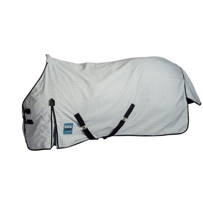 Kool Coat Clic III StandardNeck Horse Under Rug White/Navy (5 6