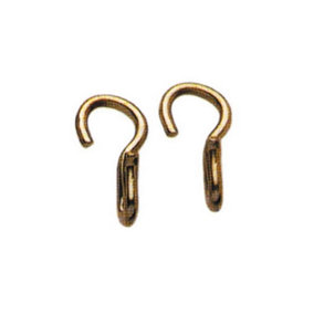 Korsteel Horse Curb Chain Hooks Gold (One Size)