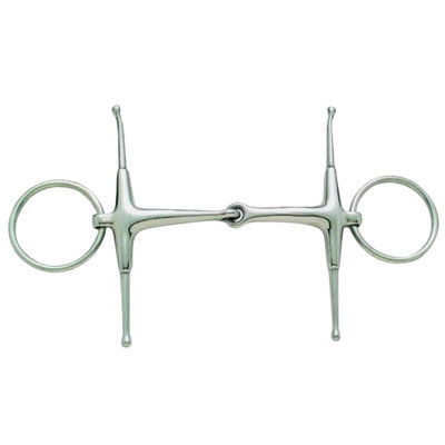 Korsteel Stainless Steel Jointed Fulmer Snaffle Bit Silver (4.5in) Price Comparisons | Compare The Build