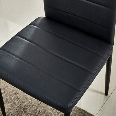 Kosy Koala Modern Dining Table Set With 4 Black Chairs Dining Room ...