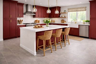Kovac Grey Matt Porcelain Floor Tiles (7 Pack - 1 Box - 1.26m2 Coverage) - Tile - Inspired by Natural Stone Textures