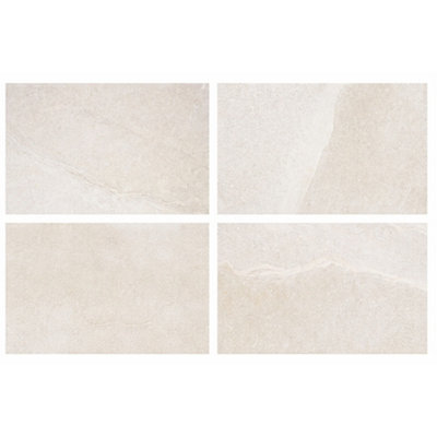 Kovac Pearl Matt Porcelain Floor Tiles (70 Pack - 10 Box - 12.6m2 Coverage) - Bathroom - Inspired by Natural Stone Textures